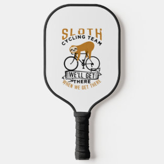 Sloth Cycling Team Pickleball Schläger