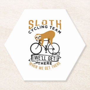 Sloth Cycling Team Untersetzer