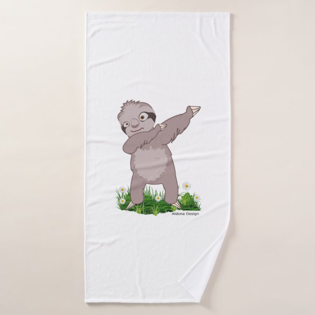 Sloth Dabs Badehandtuch (Badehandtuch)