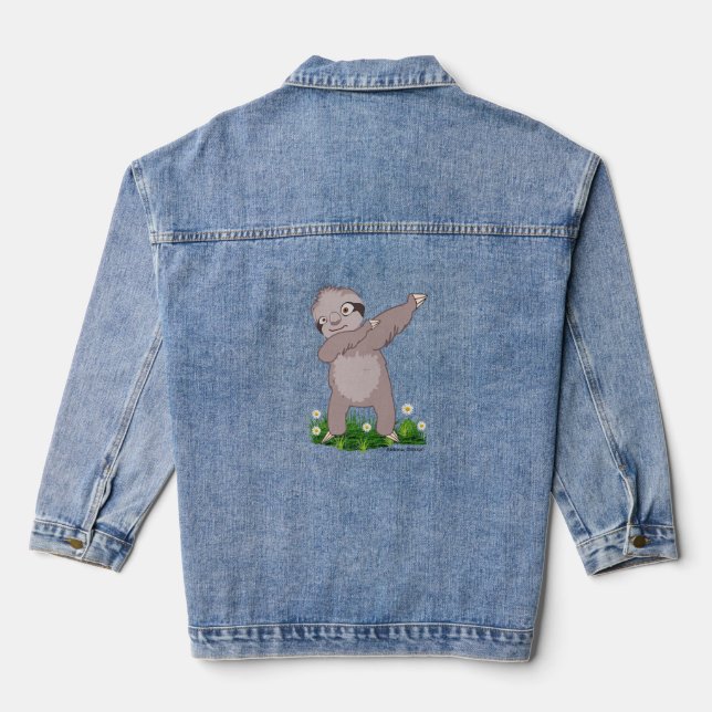 Sloth Dabs Jeansjacke (Rückseite)