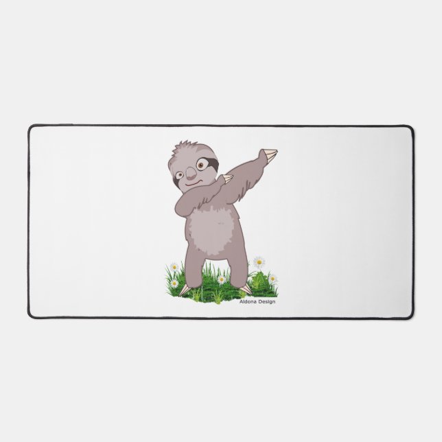 Sloth Dabs Schreibtischunterlage (Vorderseite)