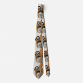 Sloth design tie krawatte
