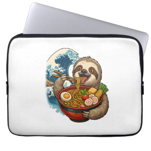 Sloth Eating Japanese Ramen Laptopschutzhülle