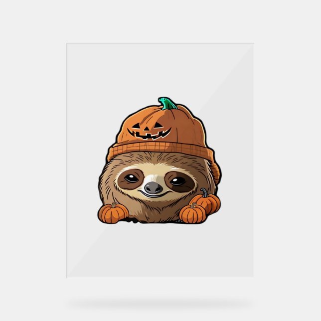 Sloth espuki sison halloween Classic T - Shirt Acrylschild (Vorderseite)