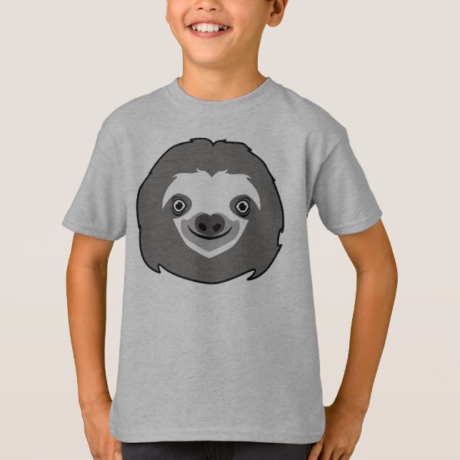 Sloth Face T-Shirt (Vorderseite)