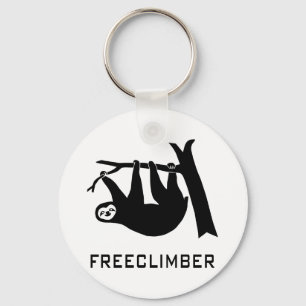 sloth faultier climber freeclimber freeclimbing schlüsselanhänger