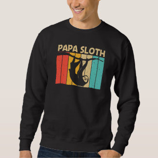 Sloth for Men Boys Vater Lazy Sloth Animal 1 Sweatshirt