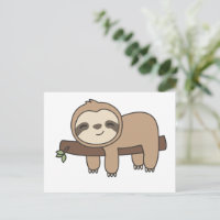 Sloth Funny Relaxed Niedlicher Tiere für Kinder Po
