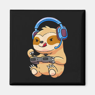 Sloth Gaming Sloths Video Game-Geschenk Magnet
