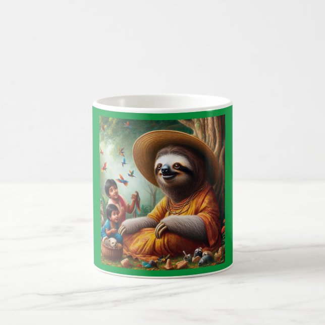 Sloth Grandma Kaffeetasse (Mittel)