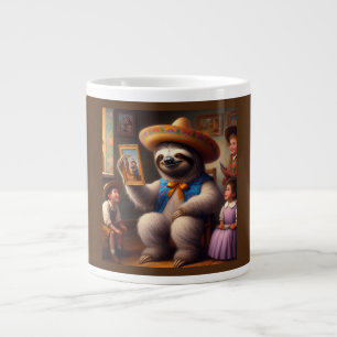 Sloth Grandpa Jumbo-Tasse