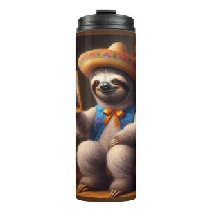 Sloth Grandpa Thermosbecher