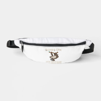 Sloth Gym Lasse hart trainieren Morgen Bauchtasche
