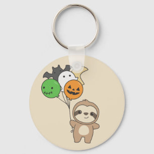 Sloth Halloween Balloons Kids Niedlicher Tiere Key Schlüsselanhänger