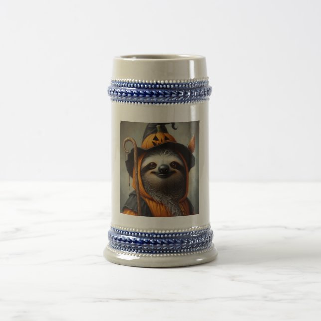 Sloth Halloween Bierglas (Mittel)
