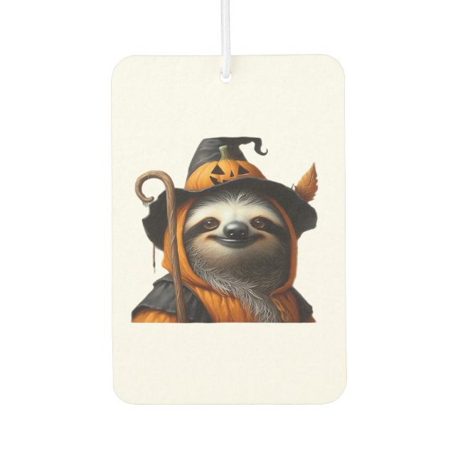 Sloth Halloween Classic T - Shirt Autolufterfrischer (Vorderseite)