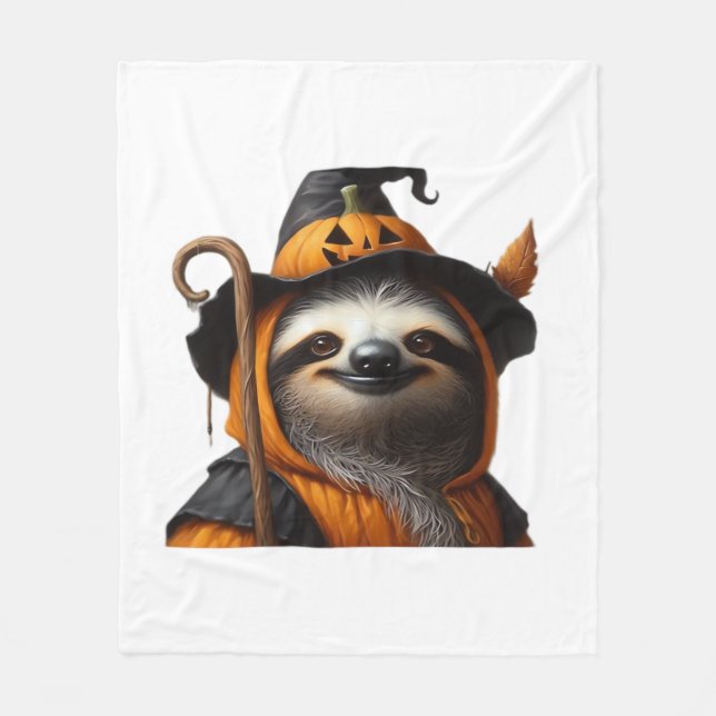 Sloth Halloween Classic T - Shirt Fleecedecke (Vorderseite)