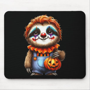 Sloth Halloween Clown Outfit Niedlich Kawaii Sloth Mousepad