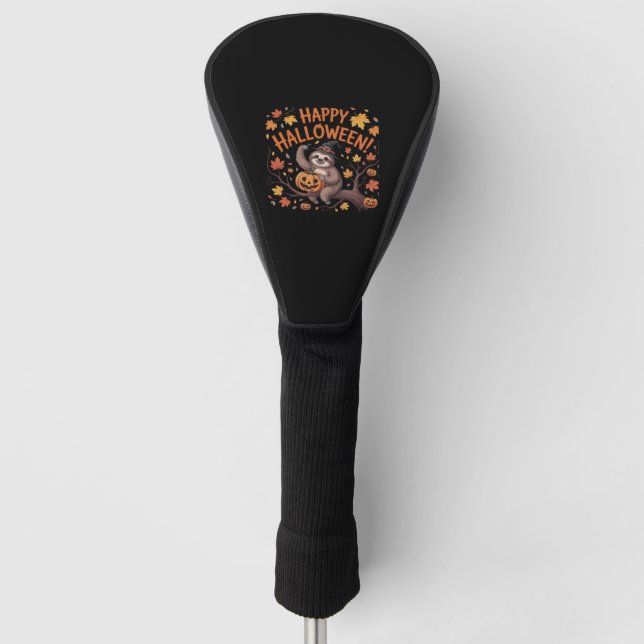 Sloth Halloween Day Classic T - Shirt Golf Headcover (Vorderseite)