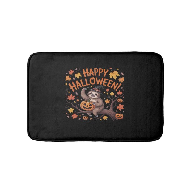 Sloth Halloween Day Oversified T - Shirt Badematte (Vorderseite)