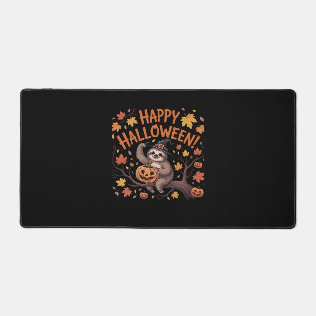 Sloth Halloween Day Oversified T - Shirt Schreibtischunterlage (Vorderseite)