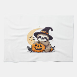 Sloth Halloween Motif Cute Classic T-Shirt Geschirrtuch
