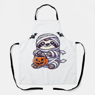 Sloth Halloween Mummy Kids Women Men Sloth Classic Schürze