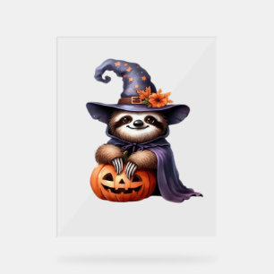 Sloth Halloween Outfit Classic T - Shirt Acrylschild