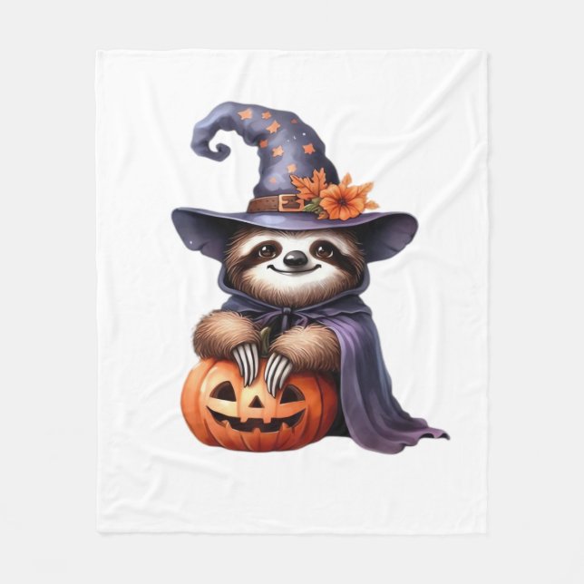Sloth Halloween Outfit Classic T - Shirt Fleecedecke (Vorderseite)