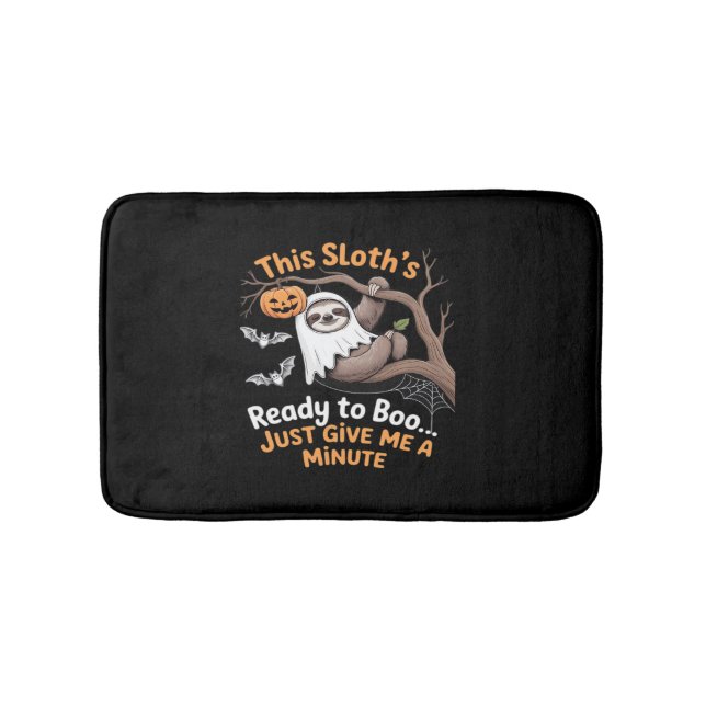Sloth Halloween Sloths Niedlich Bat Vampire Essent Badematte (Vorderseite)