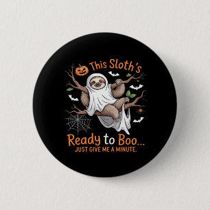 Sloth Halloween Sloths Niedlich Bat Vampire Essent Button