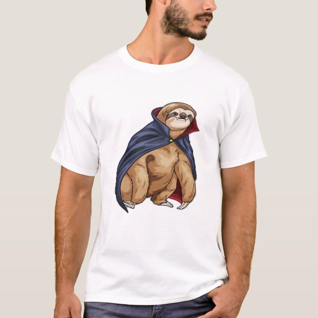 Sloth Halloween Vampire Classic T - Shirt (Vorderseite)