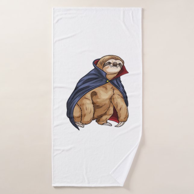Sloth Halloween Vampire Classic T-Shirt Badehandtuch (Badehandtuch)