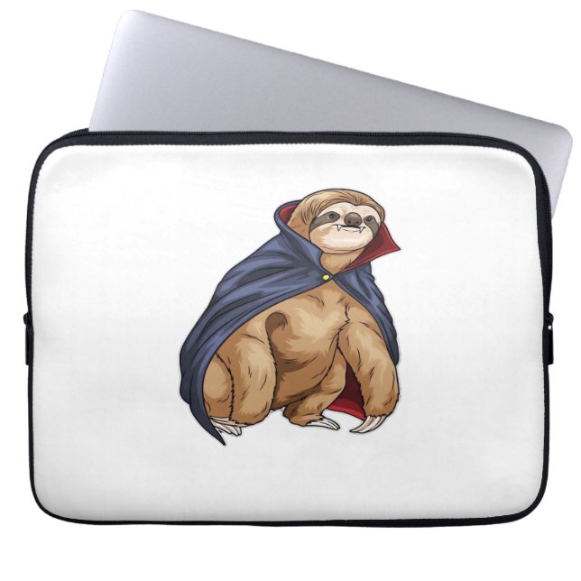 Sloth Halloween Vampire Classic T-Shirt Laptopschutzhülle (Vorderseite)