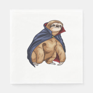 Sloth Halloween Vampire Classic T - Shirt Serviette