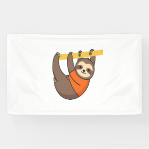 Sloth Hangon Branch mit Orange Banner