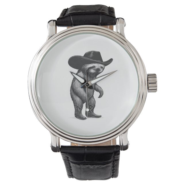 Sloth Howdy Sloth Armbanduhr (Vorderseite)