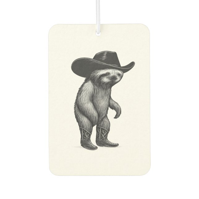 Sloth Howdy Sloth Autolufterfrischer (Vorderseite)