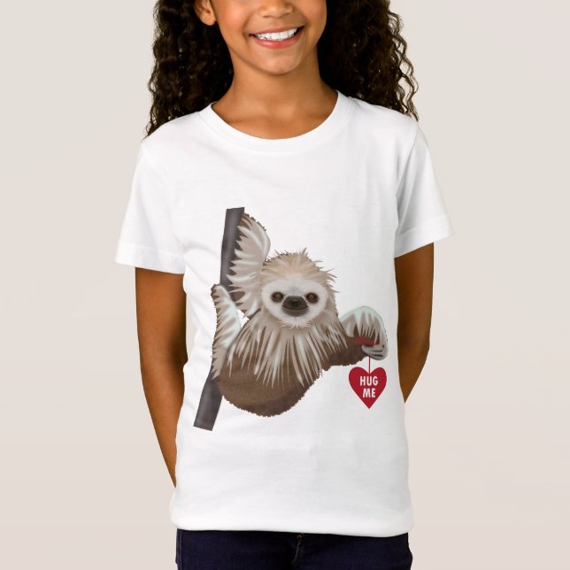 Sloth Hug Me Shirt (Vorderseite)