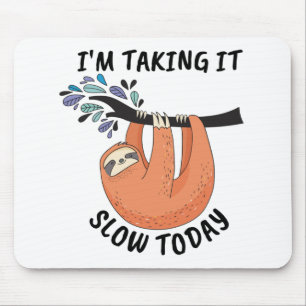 Sloth, ich nehme es heute langsam mousepad