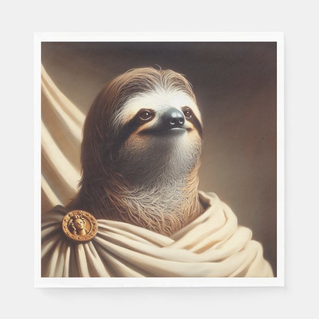 Sloth im antiken Rom Serviette (Vorderseite)