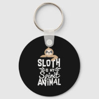 Sloth ist mein Geist Tier Niedlicher Schlüsselanhä