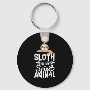 Sloth ist mein Geist-tierischer lustiger Schlüsselanhänger