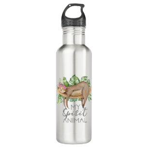 Sloth ist mein geistiges Tiergeschenk für Sloth L Edelstahlflasche