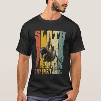 Sloth ist mein Spirit Animal Niedlich Sloth Funny  T-Shirt