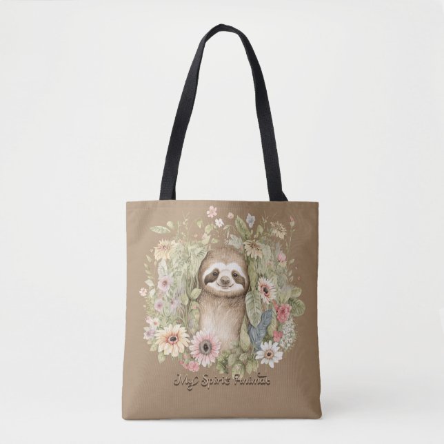 Sloth ist My Spirit Animal Tasche (Vorderseite)