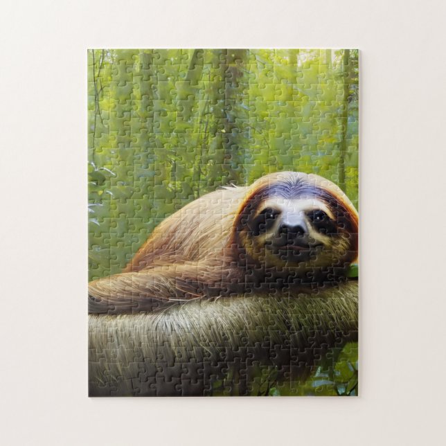 Sloth Lazy Day, Jigsaw Puzzle (Vertical)