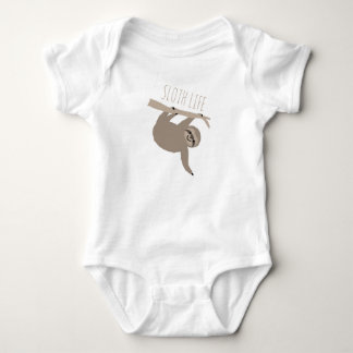 Sloth-Leben-T - Shirt-Baby Baby Strampler