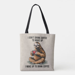 Sloth Liebe Kaffee Tasche