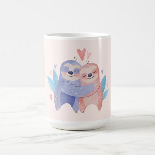 Sloth Liebe Kaffeetasse (Mittel)